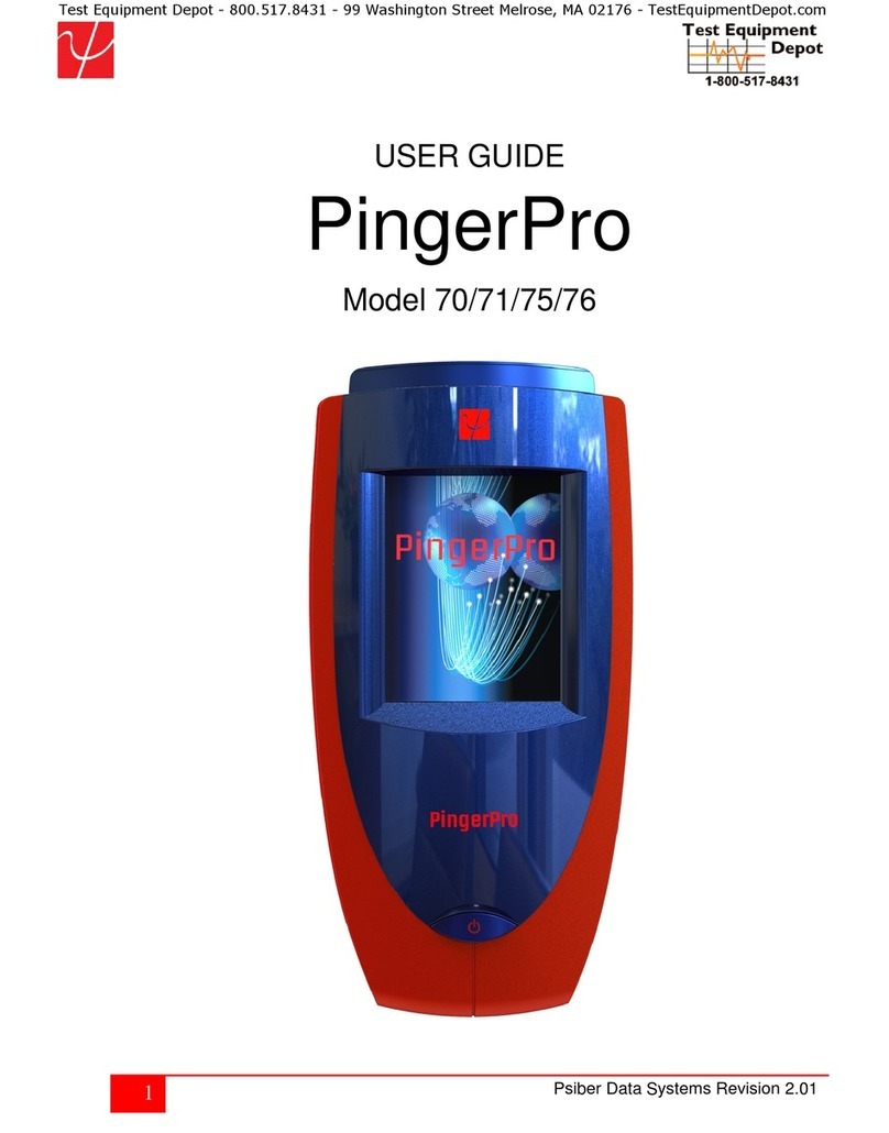 Psiber Data Systems PingerPro 70 User manual