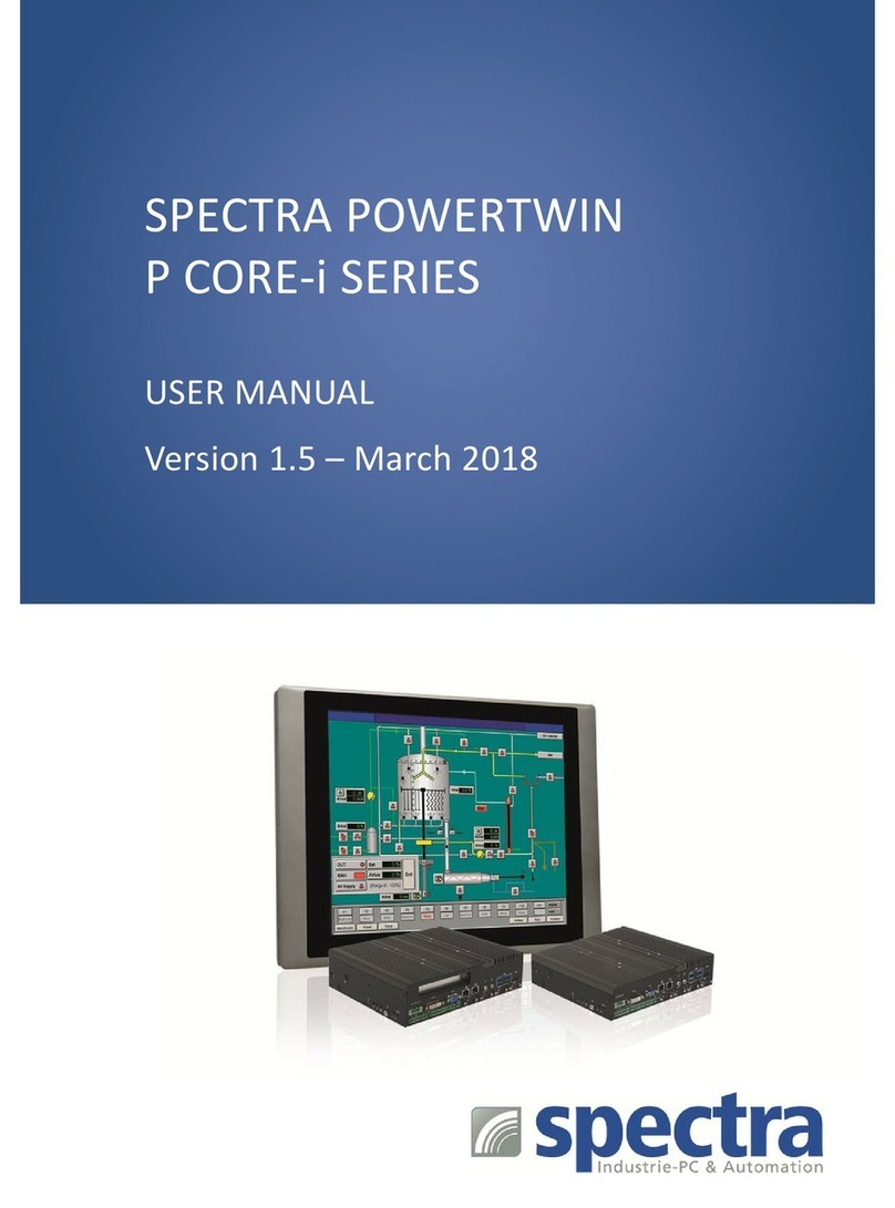 Spectra POWERTWIN P12i5-6300UR User manual