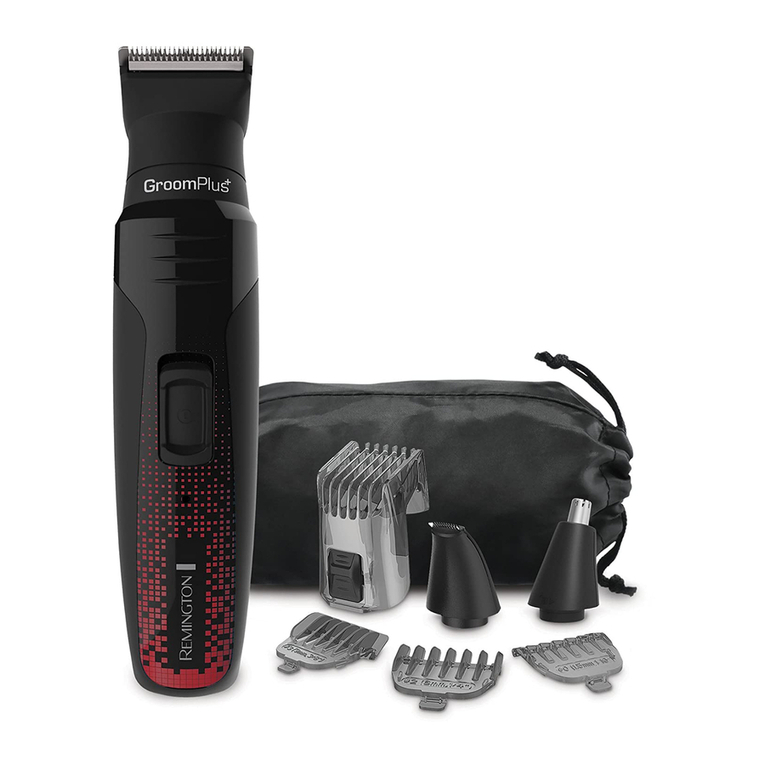 Remington PG6135 Use and care guide