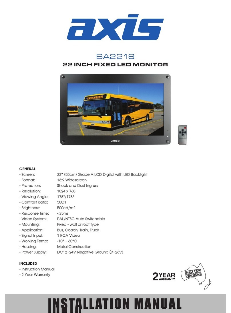 Axis BA2218 User manual