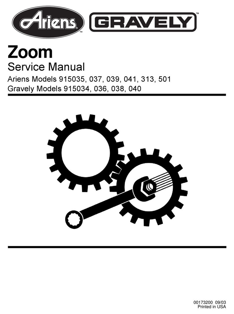 Ariens 915037 User manual Ariens 915037 User manual