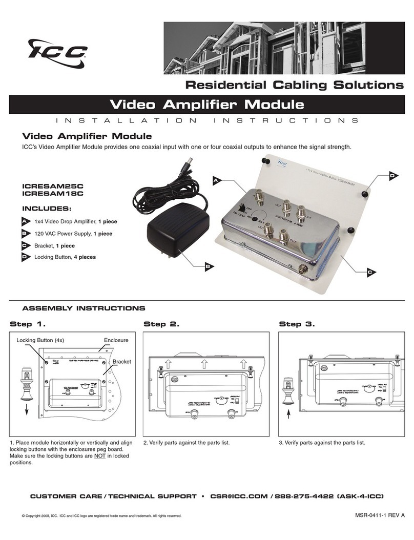 ICC ICRESAM25C installation instructions
