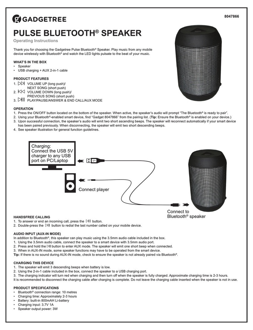Gadgetree 8047866 User manual