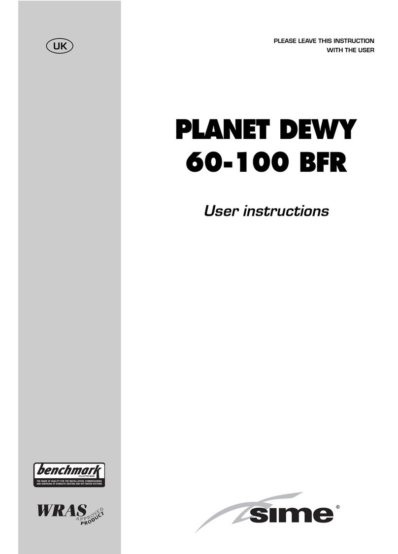 Sime Planet Dewy 60 BFR User manual