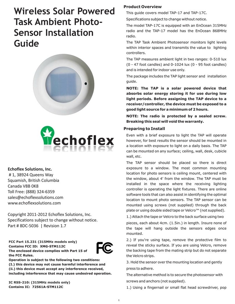 echoflex TAP-17 User manual