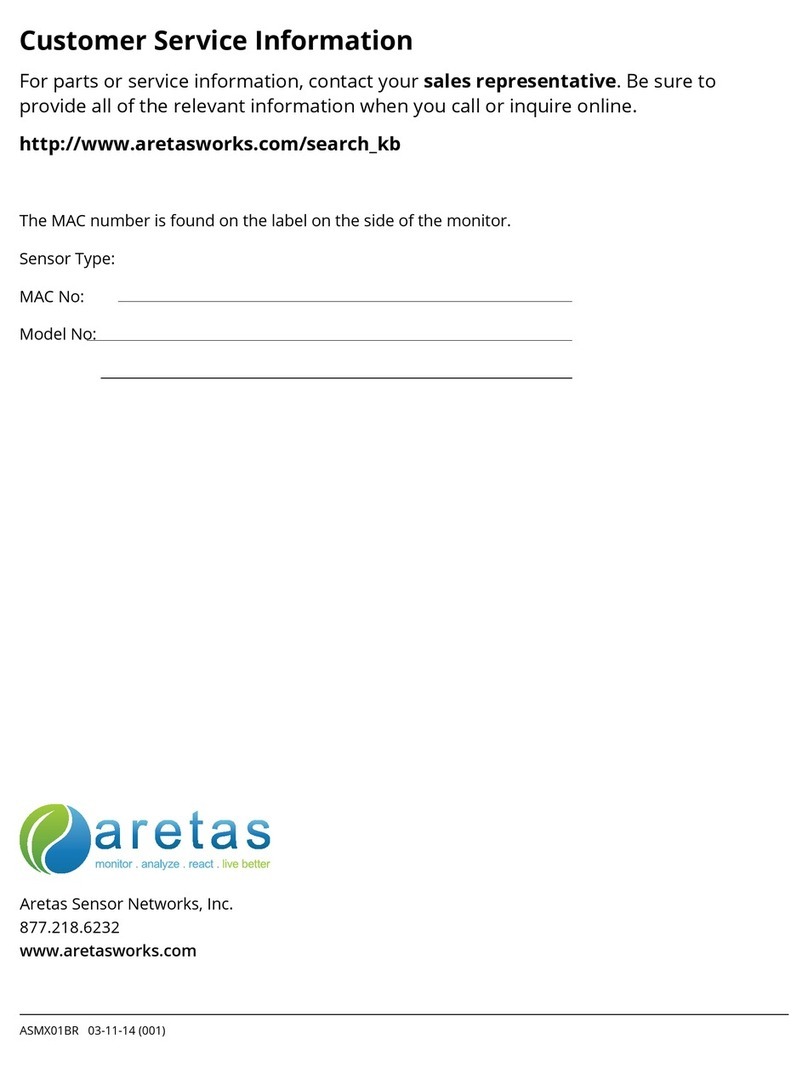 Aretas ASMX01BR instruction manual