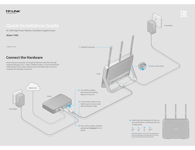 TP-Link Archer C1900 User manual