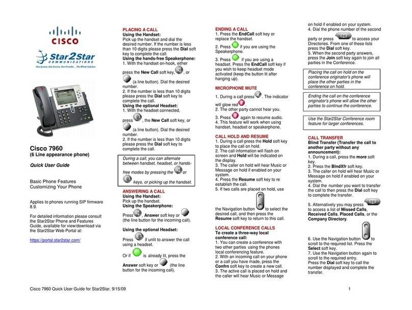Cisco Cisco 7960 Instruction manual