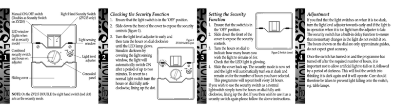 Timeguard ZV210 operating instructions