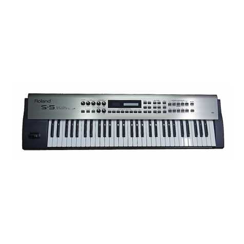 Roland RS-5 Operating and maintenance manual