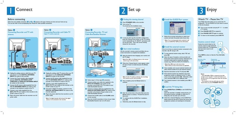 Philips DVDR5570H User manual