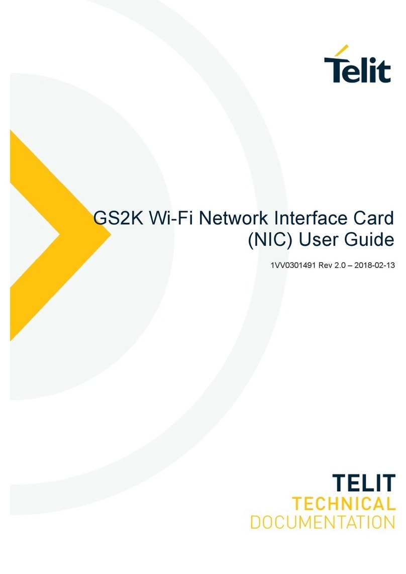 Telit Wireless Solutions GainSpan GS2K Series User manual