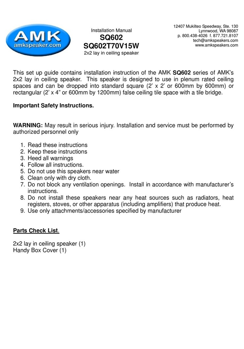 AMK SQ602 User manual