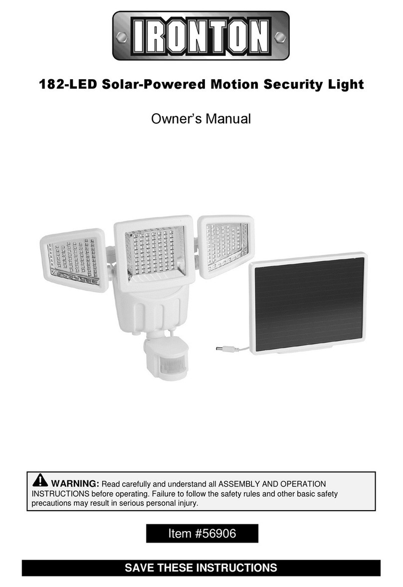 Ironton 56906 owner's manual