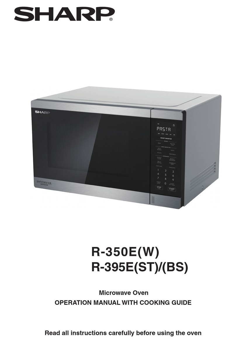 Sharp R-350EW Use and care manual