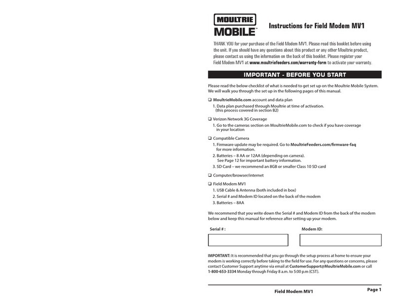 Moultrie Mobile MV1 user manual
