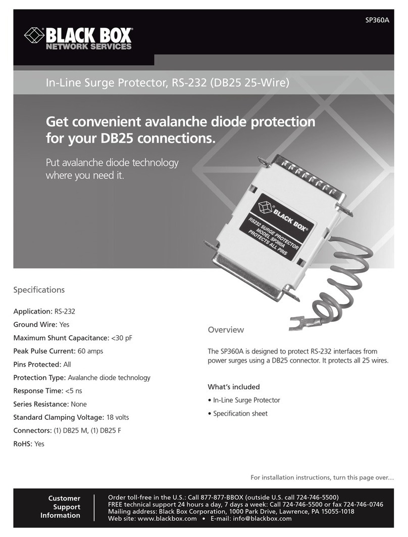 Black Box SP360A manual