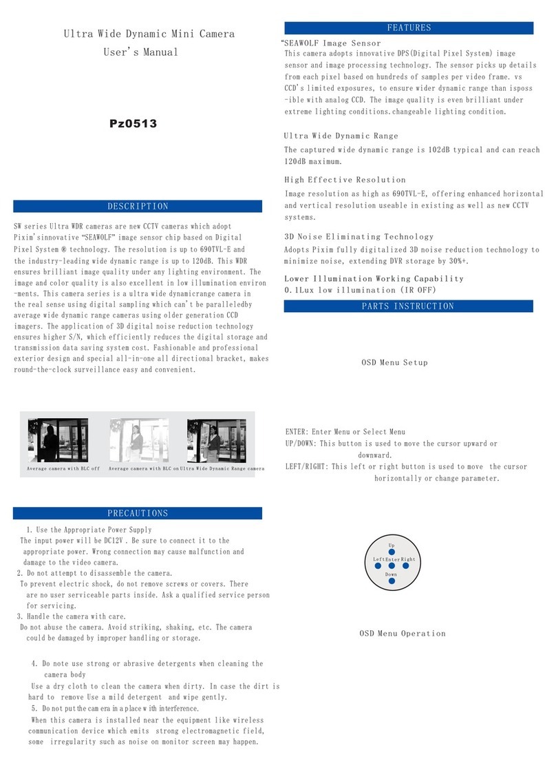 Camera2000 Pz0513 user manual