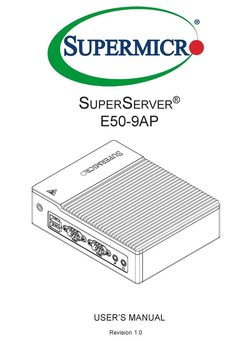 Supermicro SuperServer E50-9AP User manual