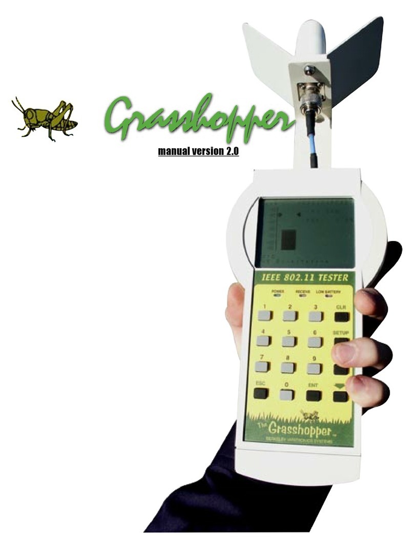 Berkeley Varitronics Systems Grasshopper user manual Berkeley Varitronics Systems Grasshopper user manual