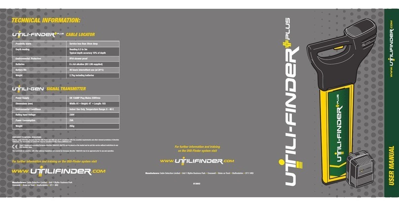 Cable Detection Utili-Gen user manual