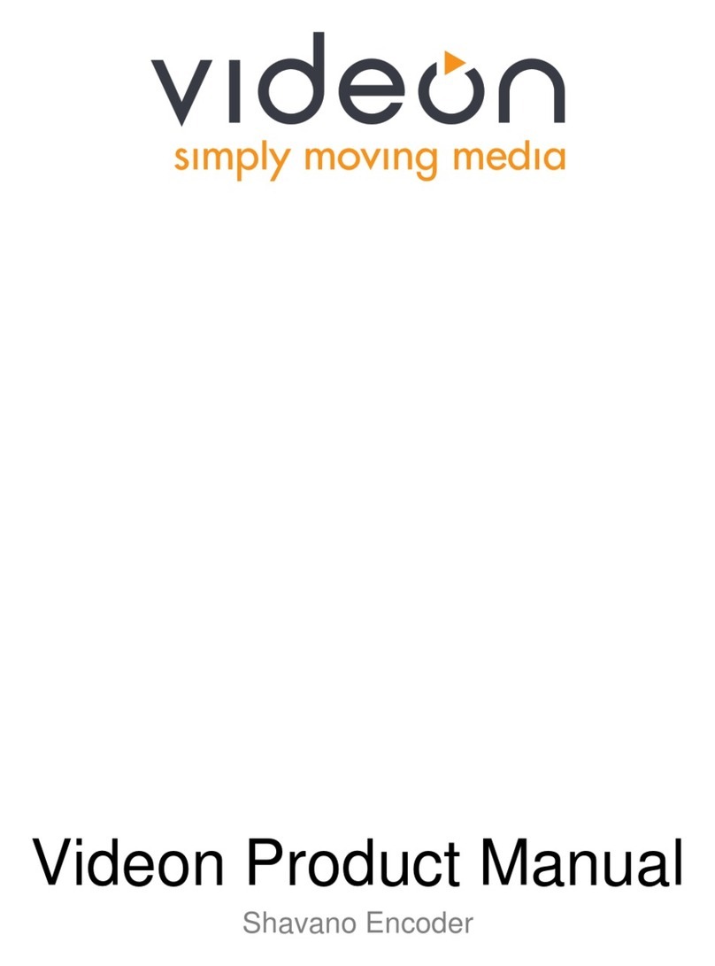 Videon Shavano product manual