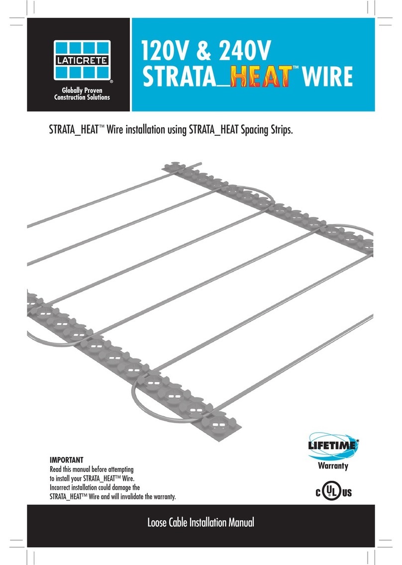 LATICRETE STRATA_HEAT 0802-0067-2 installation manual LATICRETE STRATA_HEAT 0802-0067-2 installation manual