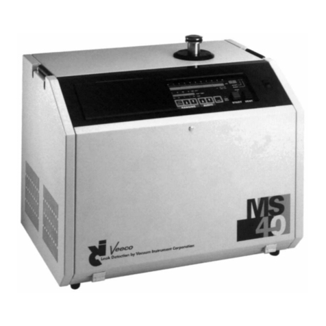 Veeco MS40 Operation and maintenance manual