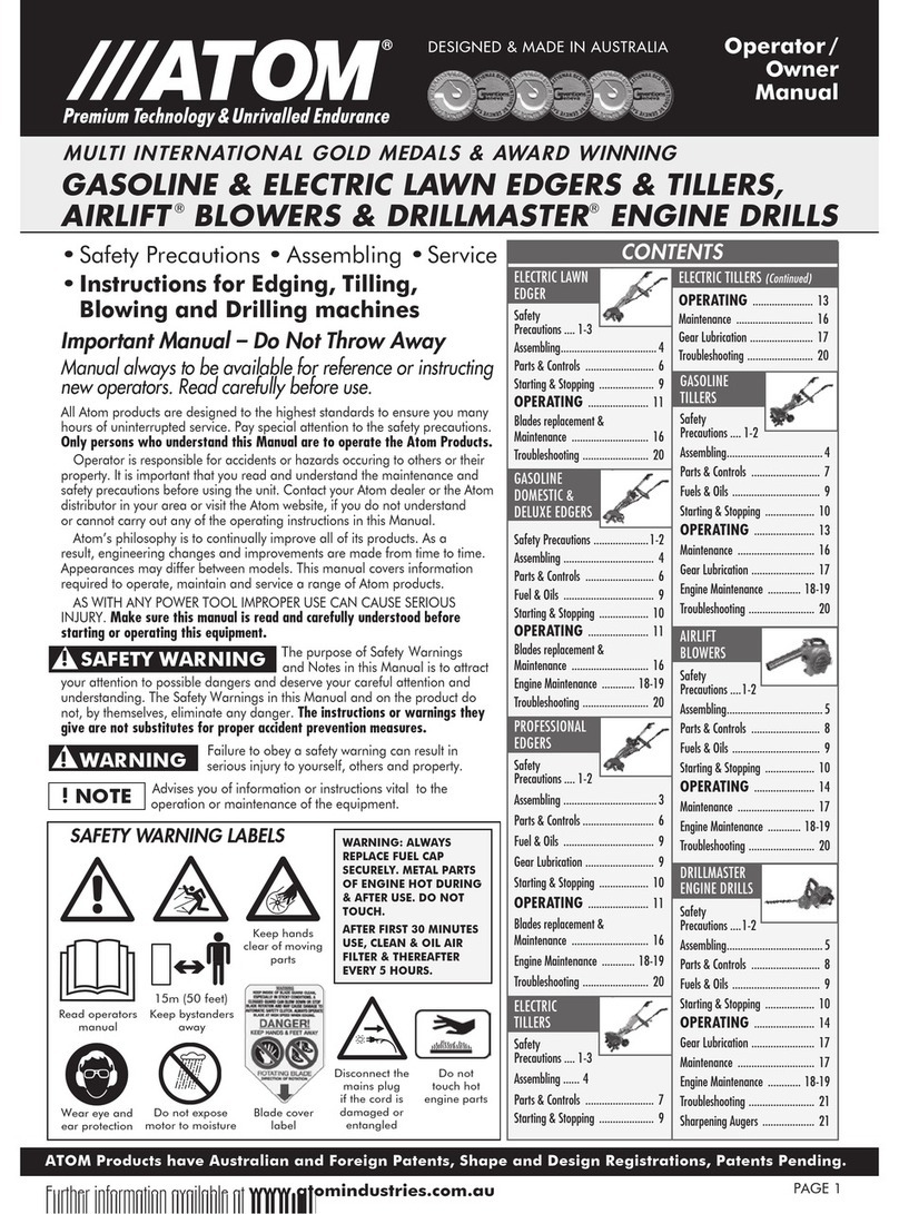 Atom 435 User manual