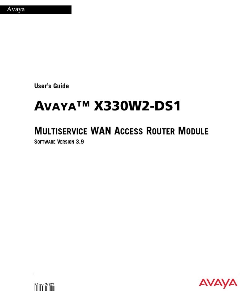 Avaya X330W-2DS1 user guide Avaya X330W-2DS1 user guide