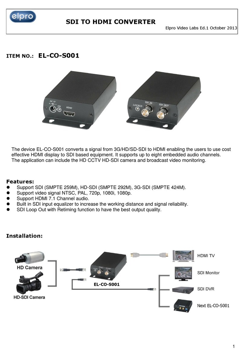 ELPRO EL-CO-S001 manual