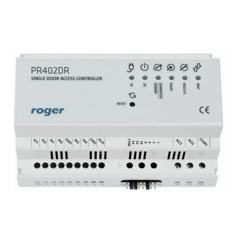 Roger PR402DR User manual Roger PR402DR User manual