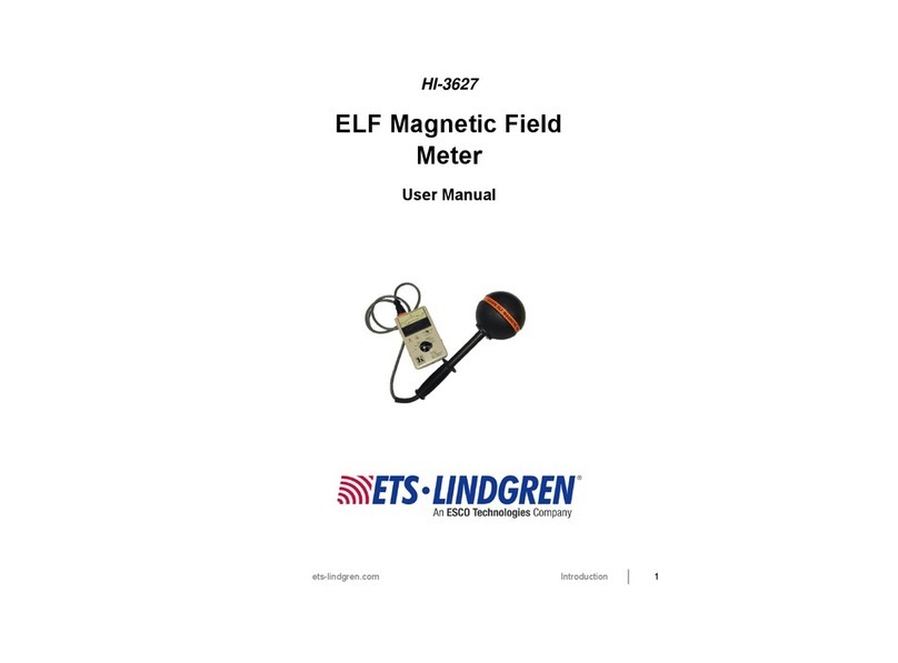 ETS-Lindgren HI-3627 user manual