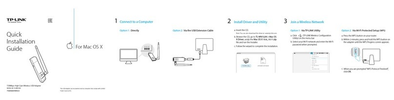 TP-Link TL-WN722N Quick installation guide