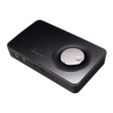 Asus XONAR U7 MKII User manual