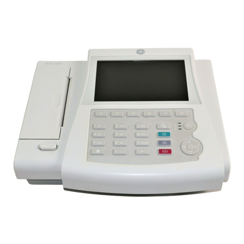 GE MAC 800 User manual