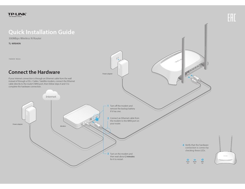 TP-Link TL-WR840N User manual