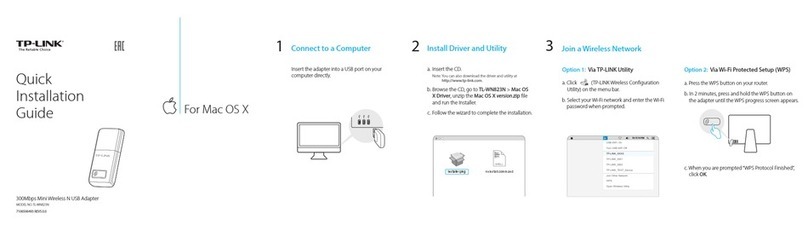 TP-Link TL-WN823N Quick installation guide