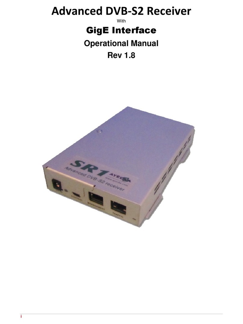 Ayecka SR1 Operational manual