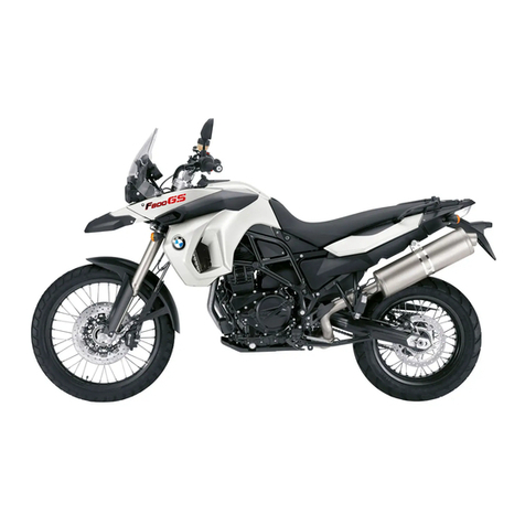 BMW F 800 GS 2011 Installation and maintenance manual
