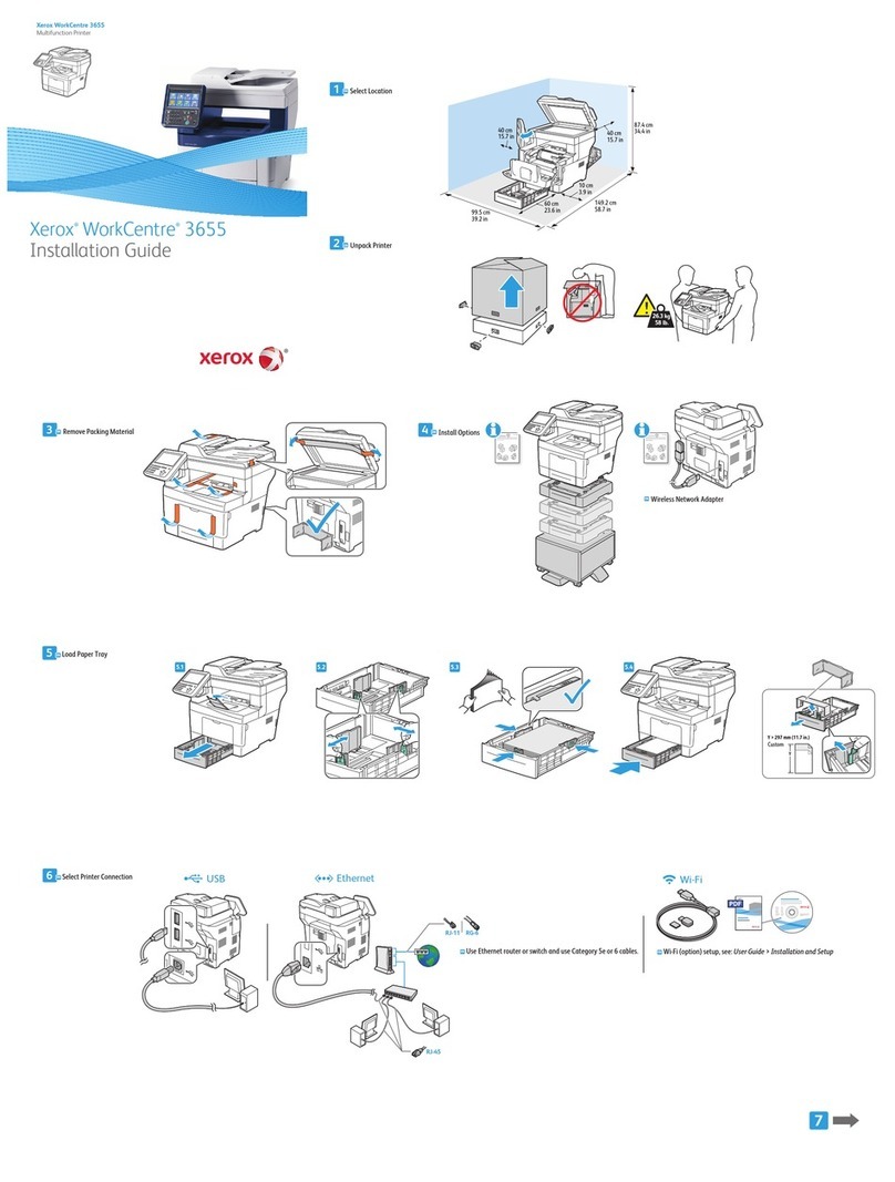 Xerox WorkCentre 3655 User manual
