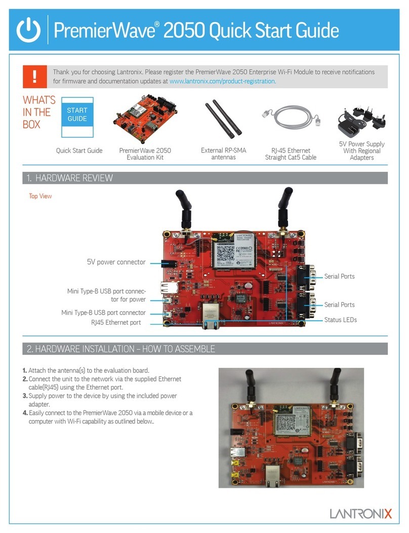 Lantronix PremierWave 2050 quick start guide
