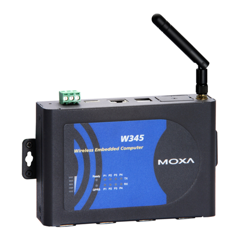 Moxa Technologies THINKCORE W345 User manual