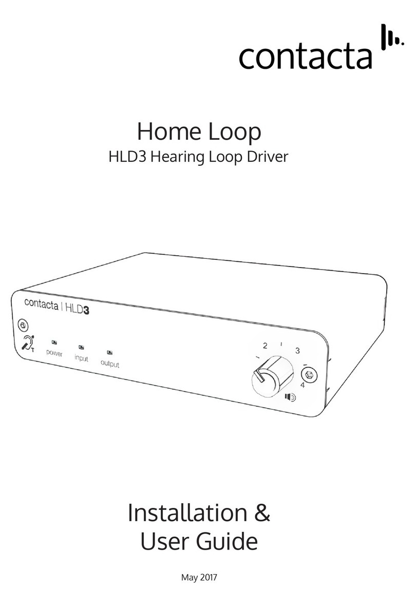 Contacta HLD3 Installation and user guide