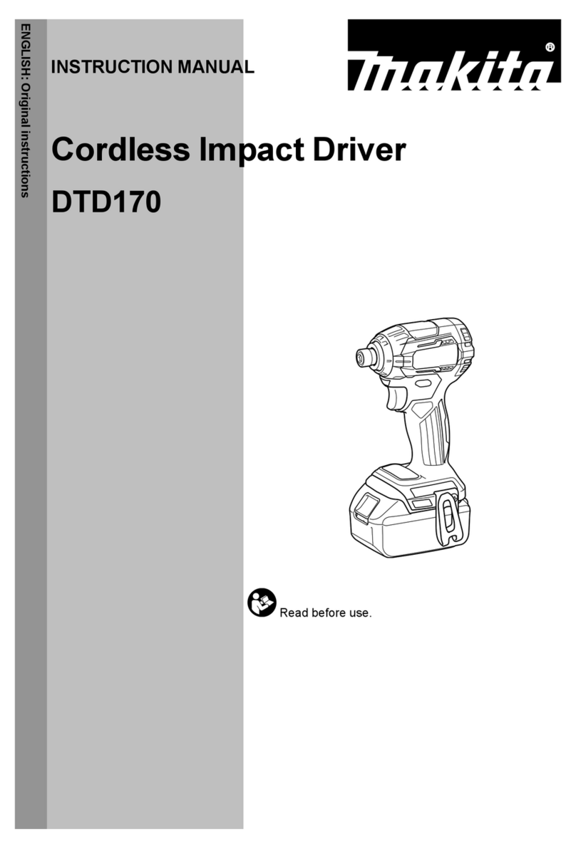 Makita DTD170 User manual