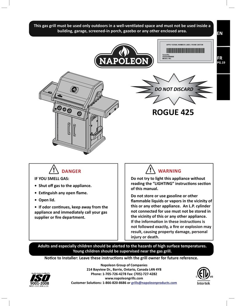 Napoleon ROGUE 425 manual