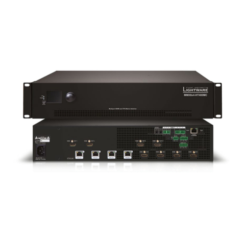 Lightware MMX8x4-HT400MC User manual