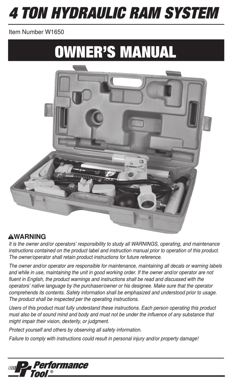 Performance Tool W1650 User manual
