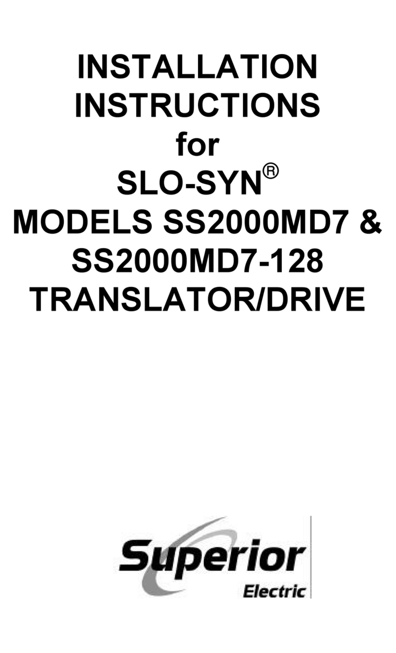 Superior SLO-SYN SS2000MD7 installation instructions
