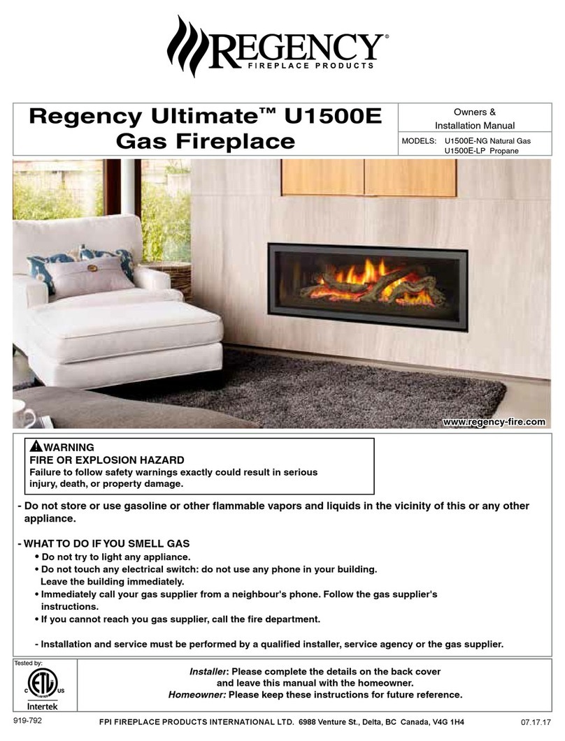 Regency Ultimate U1500E-LP User manual Regency Ultimate U1500E-LP User manual